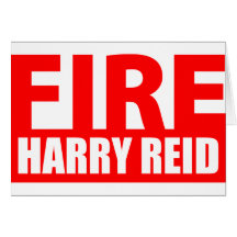 Fire Harry Reid Greeting Cards