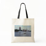 Fire Hawk", 1975 fireboat Tote Bags
