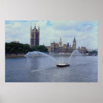 Fire Hawk", 1975 fireboat Posters
