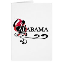 Fire Heart Alabama Greeting Card