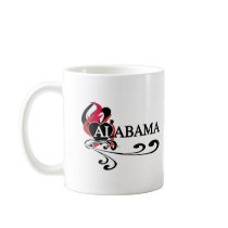 Fire Heart Alabama Coffee Mug