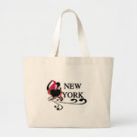 Fire Heart New York Canvas Bag