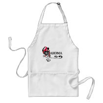 Fire Heart Oklahoma aprons by USAstates Fire Heart Oklahoma aprons
