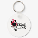 Fire Heart Texas keychains by USAstates Fire Heart Texas keychains