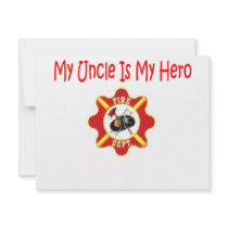 fire hero uncle invitations