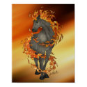Fire Horse (16x20) Poster posters