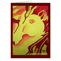 Fire Horse Card