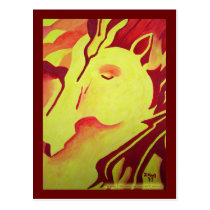 Fire Horse Postcard postcards