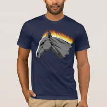 artsprojekt, horse, drawing, tshirt, tee, animals, fire, painting, styleuniversal, cool, pureblood, earthly branches, acrodont, wikt:午, pleurodont, Horse, nontextual matter, Chinese zodiac, stayer, Chinese calendar, teeing ground, marine creature, zooplankton, metazoan, predatory animal, post-horse, chordate, conceptus, fertilized egg, high stepper, creepy-crawly, ectotherm, range animal, poikilotherm, homoiotherm, homeotherm, homotherm, being, moulter, animate being, Camiseta com design gráfico personalizado
