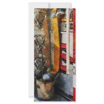 Fire Hose, Bucket and Nozzle Rack Cards
