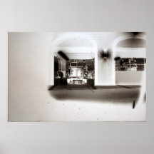 Fire House at Night Print