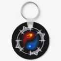 Fire, Ice and Arcane Keychain