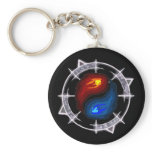 Fire, Ice and Arcane Keychain