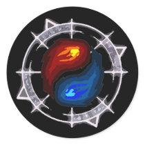 Fire, Ice and Arcane! Sticker
