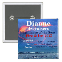 FIRE & ICE BRILLIANCE OF THE SEAS NAME TAG PIN