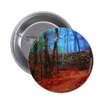 Fire & Ice Forest Oil Painting Gifts Apparel Pinback Button