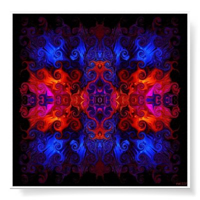 fire & ice print by ca1225