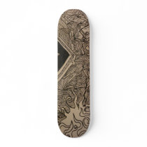 Fire & Ice Skate Board skateboards by ohm333 Fire & Ice Skate Board skateboards