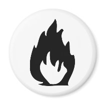 fire icon magnets