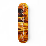 fire, Illegal Public Grinds Skateboard