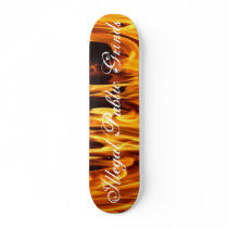 fire, Illegal Public Grinds skateboards