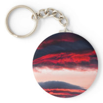 Fire in clouds keychains