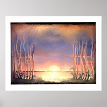 **Fire in the sky and fire in the heart** Print