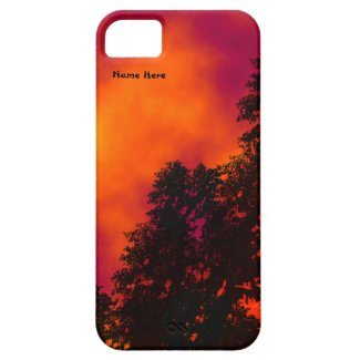 Fire in the Sky iPhone 5 Personal Case