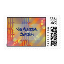 Fire in the sky postage by Vigmonster Fire in the sky postage