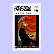 Fire In The Sky Postage Stamp stamps