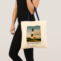 'Fire Island Lighthouse @ Sunset' Budget Canvas bags