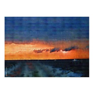 Fire Island Sunset Poster