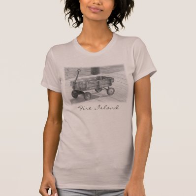 &#39;Fire Island Wagon&#39; Ladies&#39; T-shirt
