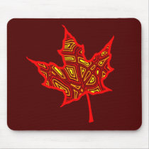 Fire Leaf Mousepad