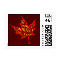Fire Leaf postage