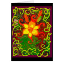 Fire Lily Card