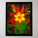 Fire Lily Colossal Poster
