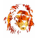 Fire Lion - African Lion King of the Jungle t-shirts