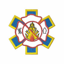 Fire Logo embroidered shirts