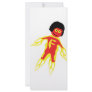 fire man icon rack card design