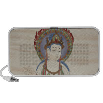 Fire Mandala Buddha Doodle Speaker Doug Fir Backg speakers