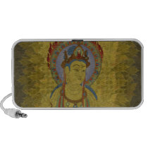 Fire Mandala Buddha Doodle Speaker Maple Leaf speakers