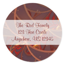 Fire Moon Envelope Seal stickers by Hafapea Fire Moon Envelope Seal stickers