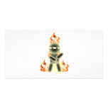 Fire Ninja (by lil kolohe Nick) Personalized Photo Card
