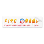 Fire Obama Bumper Stickers
