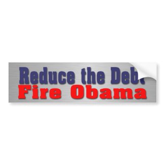 Fire Obama zazzle_bumpersticker