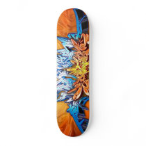 Fire of colors - skate board decks