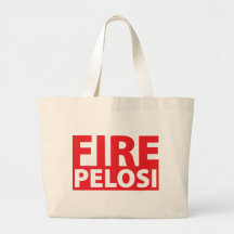 Fire Pelosi Canvas Bag
