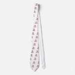 Fire Pelosi Red and Black Design Tie