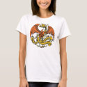 fire phoenix - oranges t-shirts by noughtiesdesigns fire phoenix - oranges t-shirts